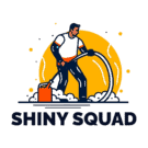 Shiny Squad Logo – professionelle Reinigung Wien